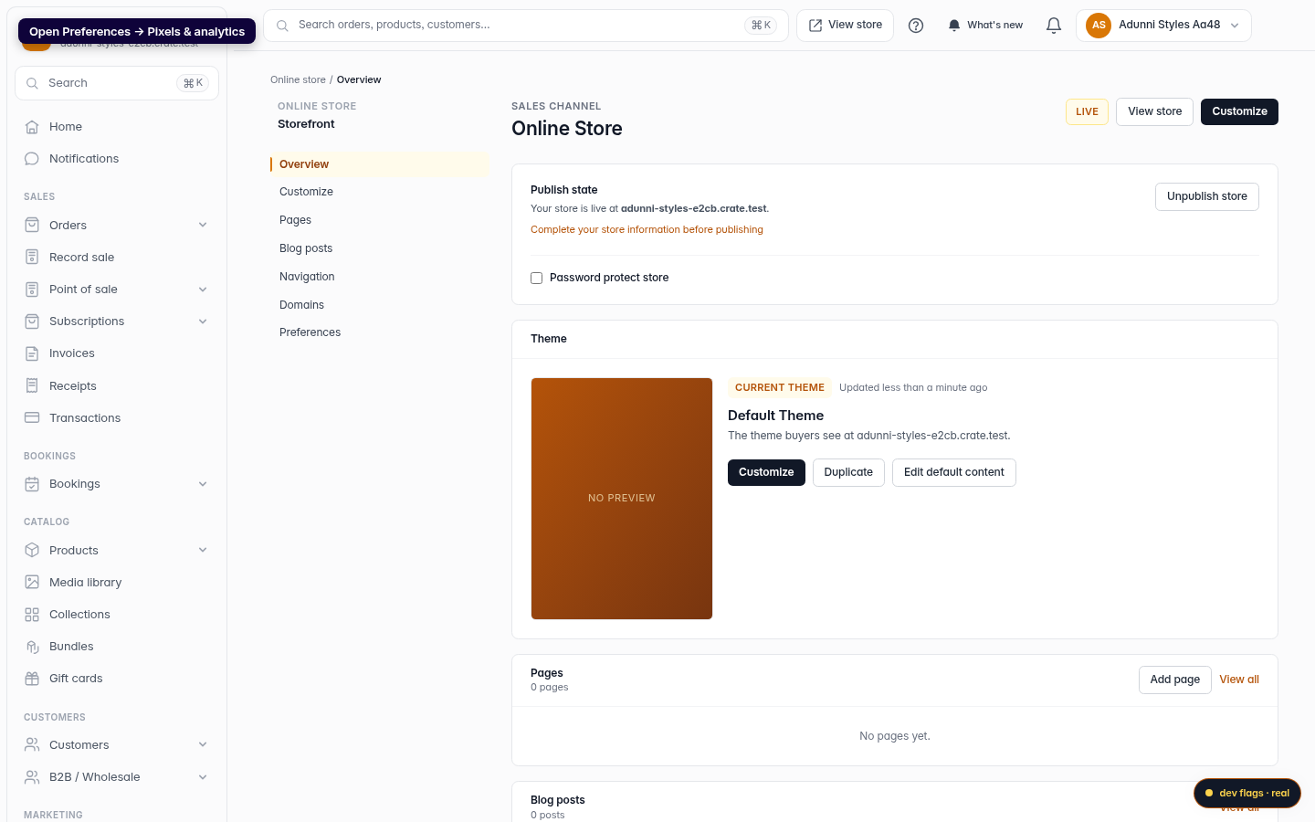 Add the Facebook Pixel to your store: step 2 (web)