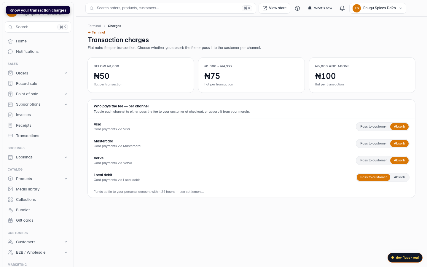 Crate Terminal: setup and user guide: step 4 (web)