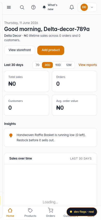 How customers leave reviews — and how you moderate them: step 1 (mobile)