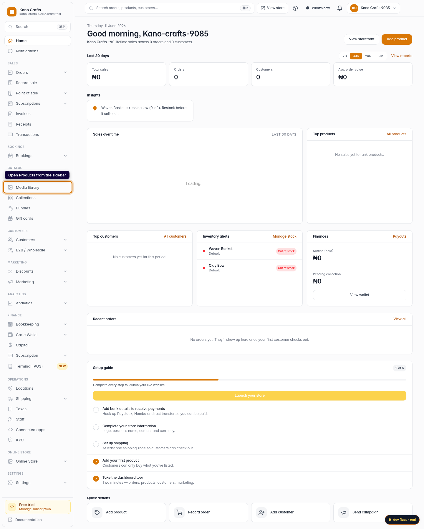 How to bulk edit products: step 1 (web)