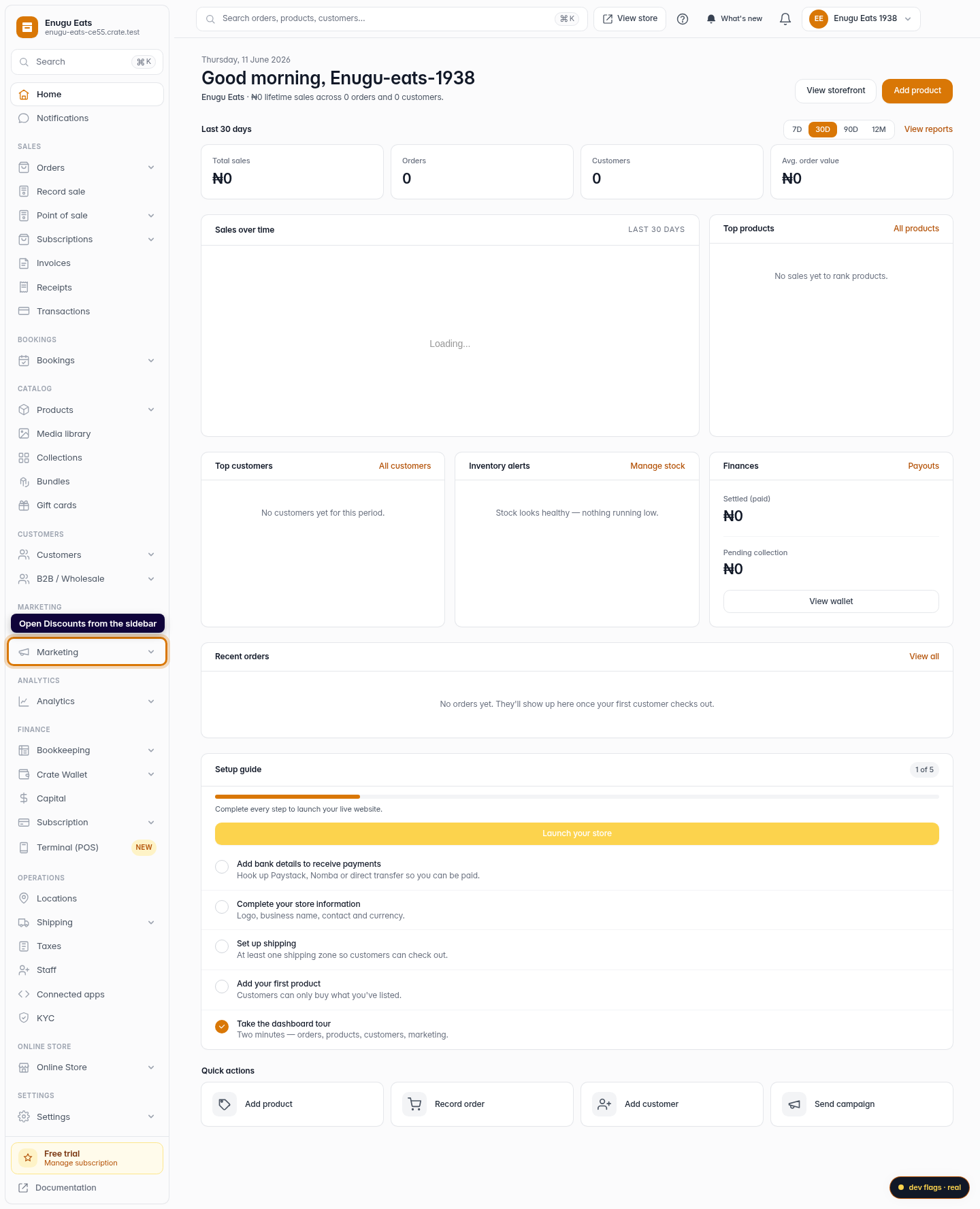 How to create a discount: step 1 (web)