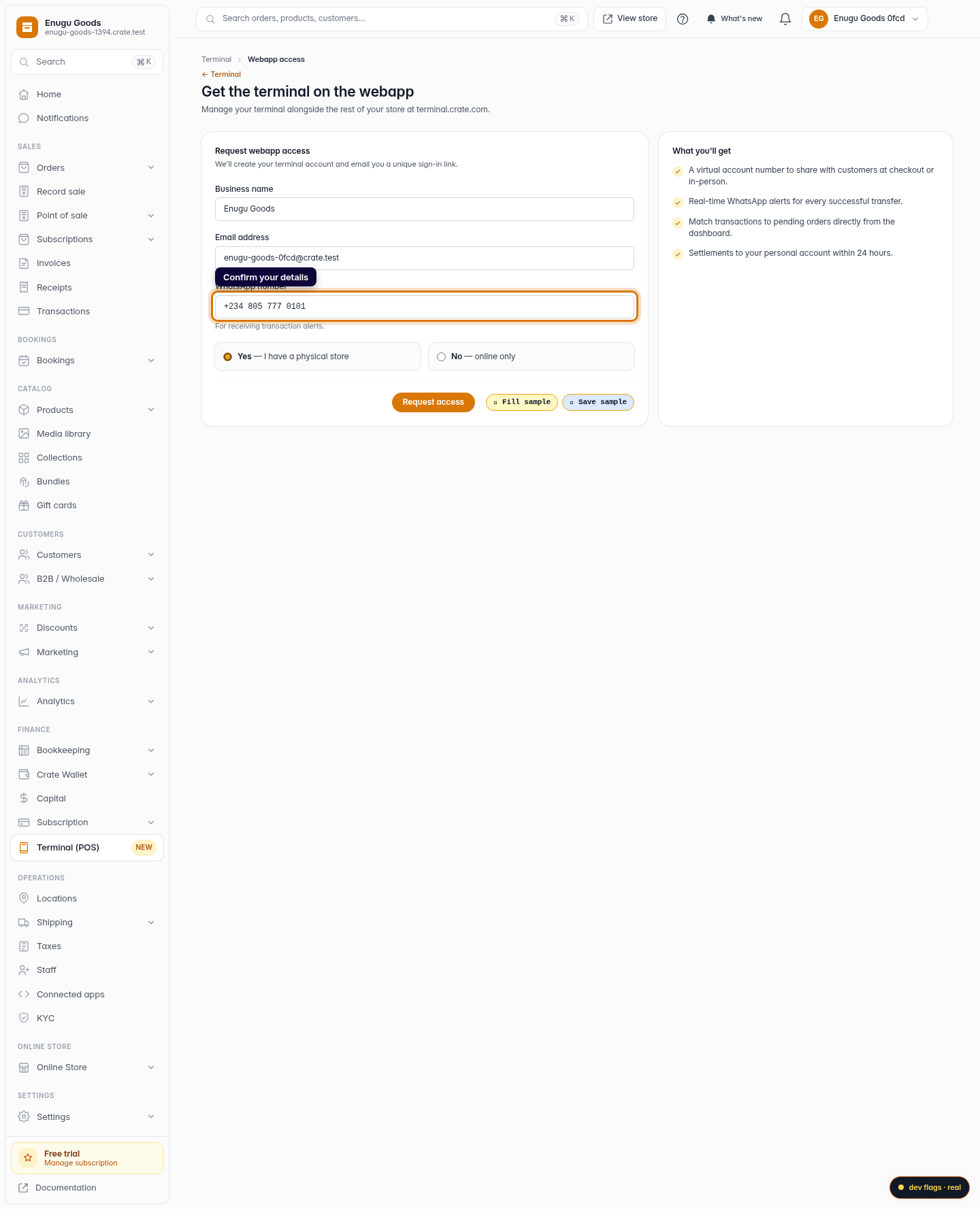 Get your Terminal on the web: step 3 (web)
