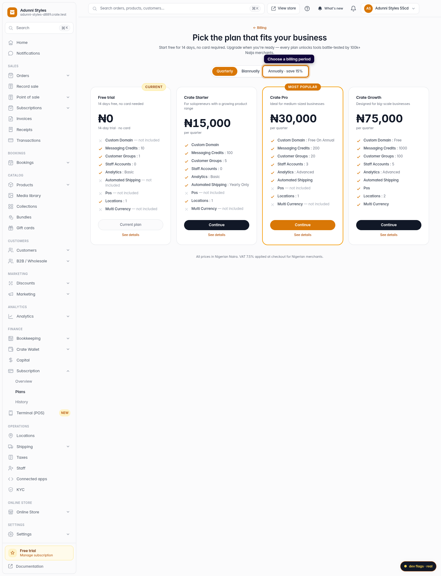 Subscribe to Premium: step 3 (web)