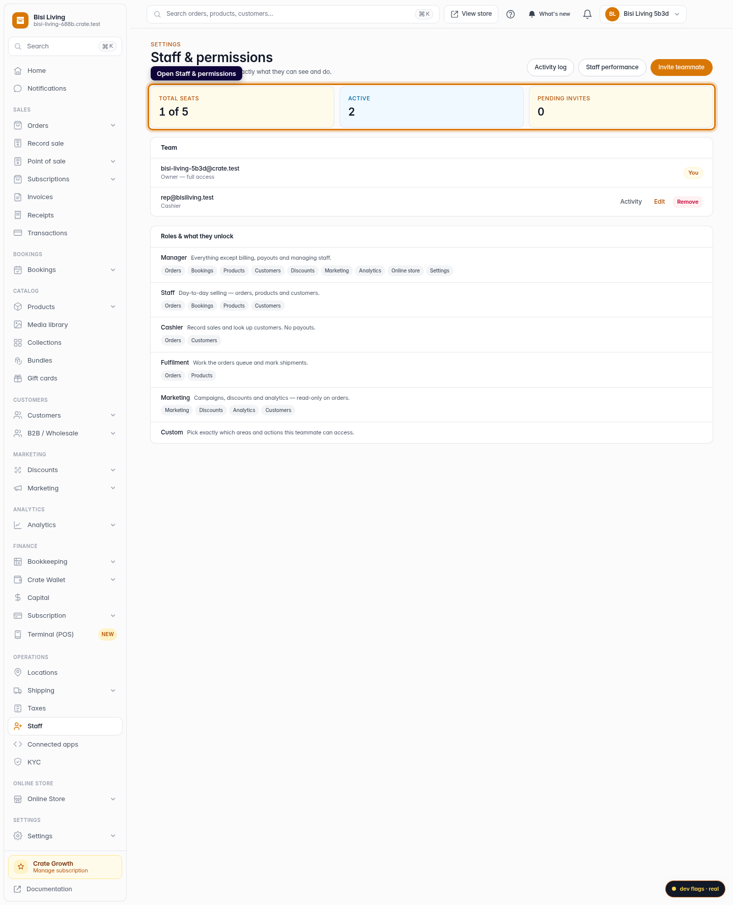 Manage your team: step 1 (web)