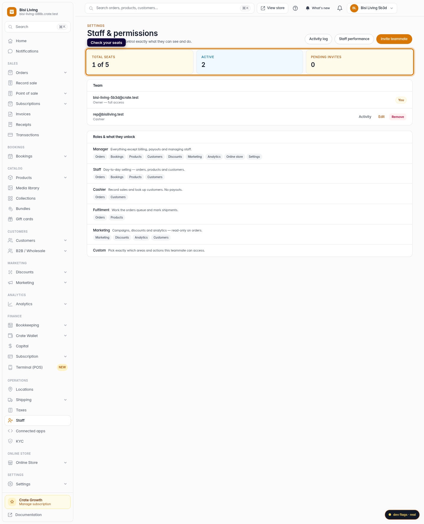 Manage your team: step 2 (web)