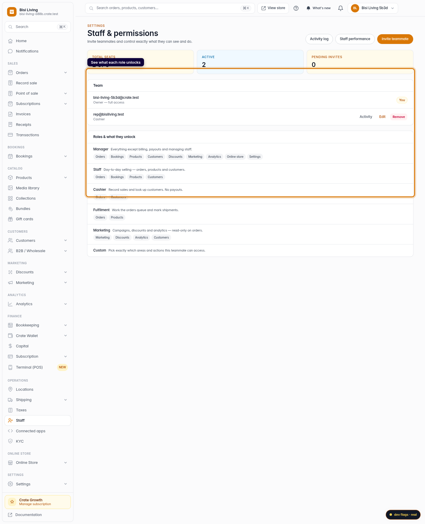 Manage your team: step 4 (web)