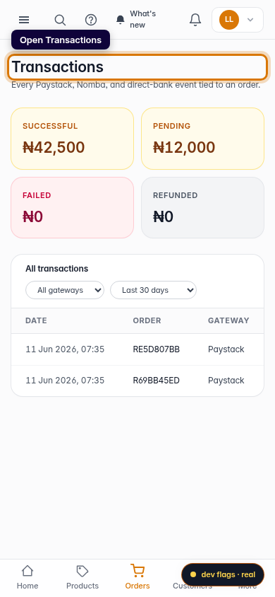 Payment remittance: step 1 (mobile)