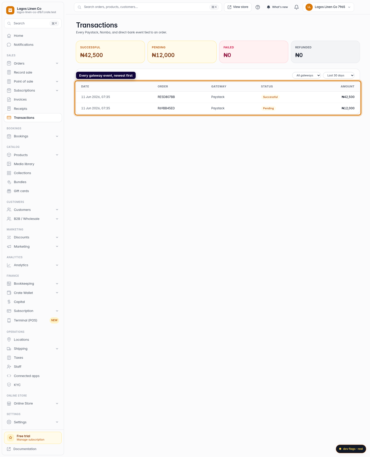 Payment remittance: step 3 (web)