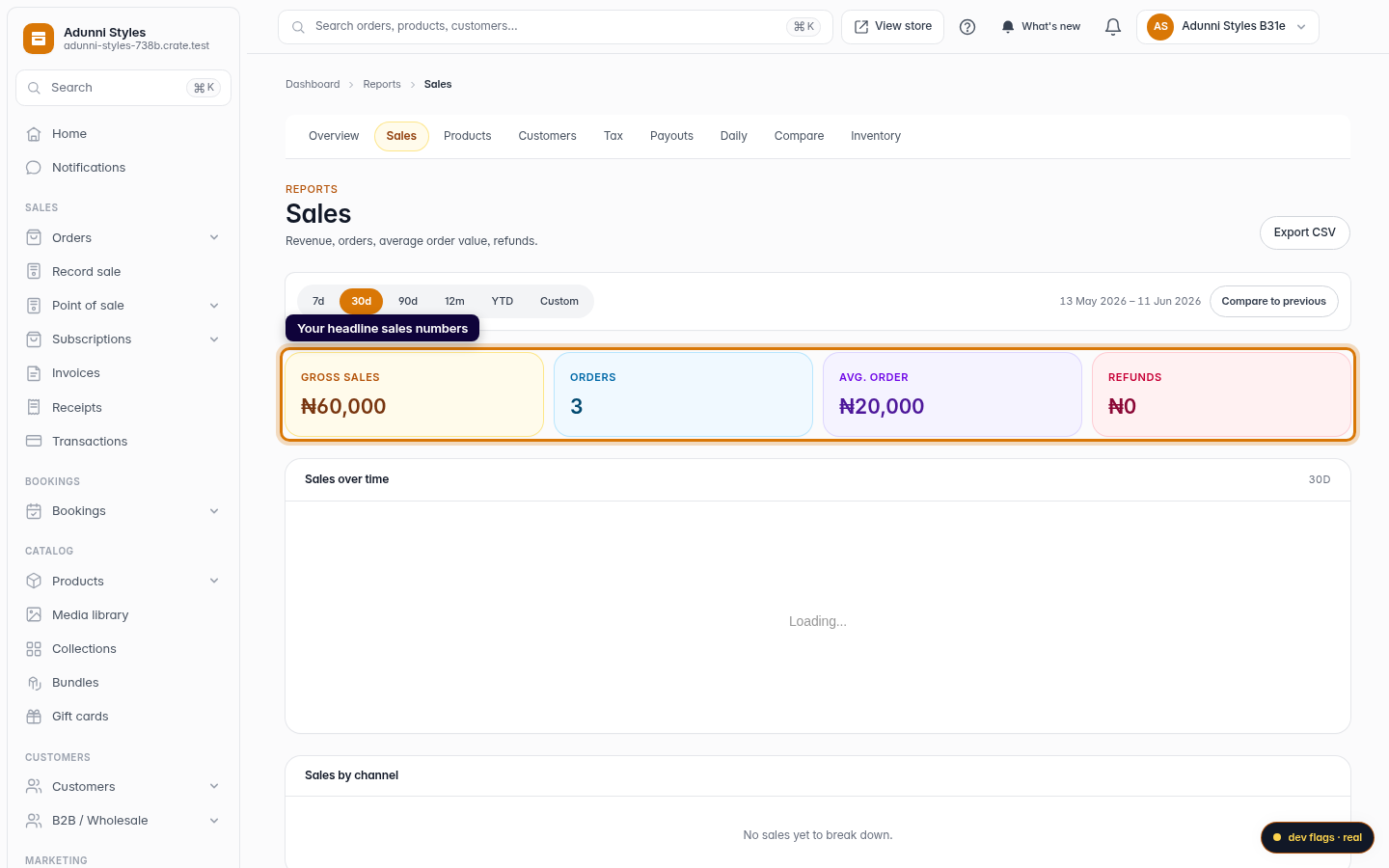 Sales Analytics: step 3 (web)